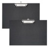 VELOFLEX A481798 Clipboard Landscape DIN A4 Pack of 2 Black
