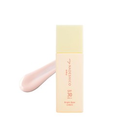 (My NADESHICO) Bright Base UV & CC Sunscreen CC Cream, 3-in-1 Beauty Serum, Day UV Protection, UV Care, 1.0 fl oz (30 ml), Approx. 2-2.5 Months Supply, Natural Beige, UV Absorbant Free