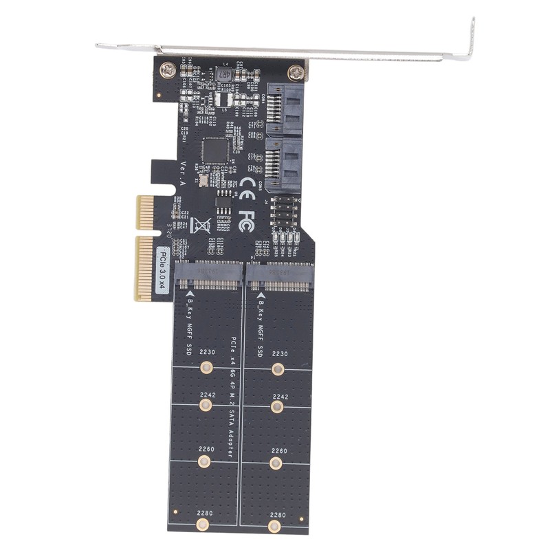 PCIE 3.0 to SATA 3 M.2 Adapter Card High Speed