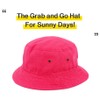 KBETHOS® 100% Cotton Washed Bucket Hat, Hot Pink, Large-X-Large