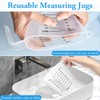 Akamino 10 PCS Plastic Measuring Jugs, 1 Litre Clear Plastic