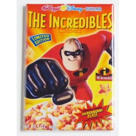 Blue Crab Magnets The Incredibles Cereal Box FRIDGE MAGNET - 2 x 3 inches