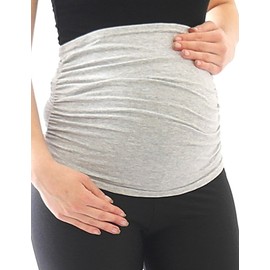 maternity fashion Belly Band Fleece Belly Federal Cigar band band - grey light, one size