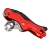 Aluminum Magnalium Alloy Self‑Braking Stop Descender for 10‑12mm Rope Climbing