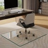 BesWin Office Chair Mat for Carpet, Heavy Duty Hard Glass