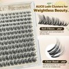 Wispy Lash Clusters CC Curl Natural Eyelash Clusters Clear Band