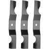 Autsurles Lawn Mower Notched-Lift Blades Set Replace for Ariens Zoom