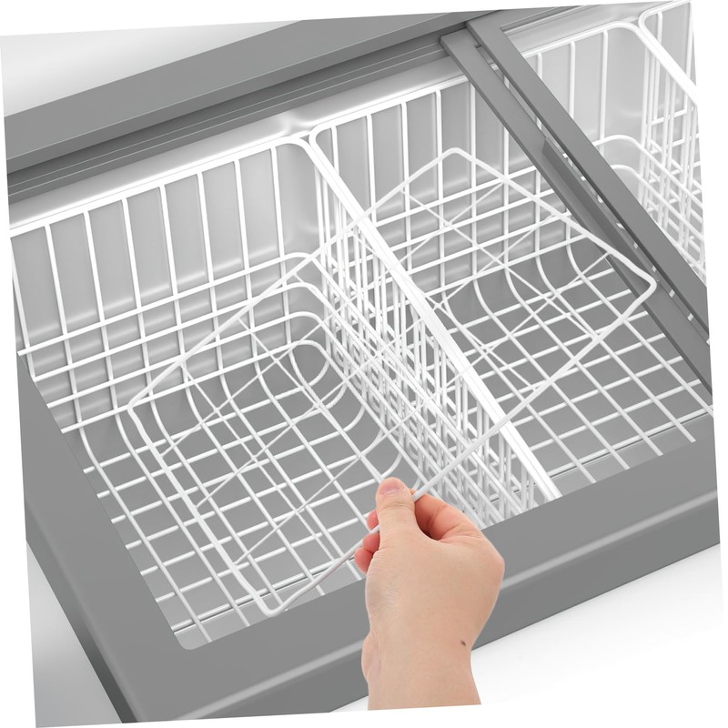 Alipis Freezer Partition Grid Fridge Compartment Divider Refrigerator Shelves Freezer