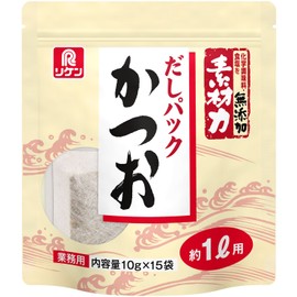 Riken Material Power, Dashi Pack, Bonito (0.4 oz (10 g) x 15 P), 5.3 oz (150 g)