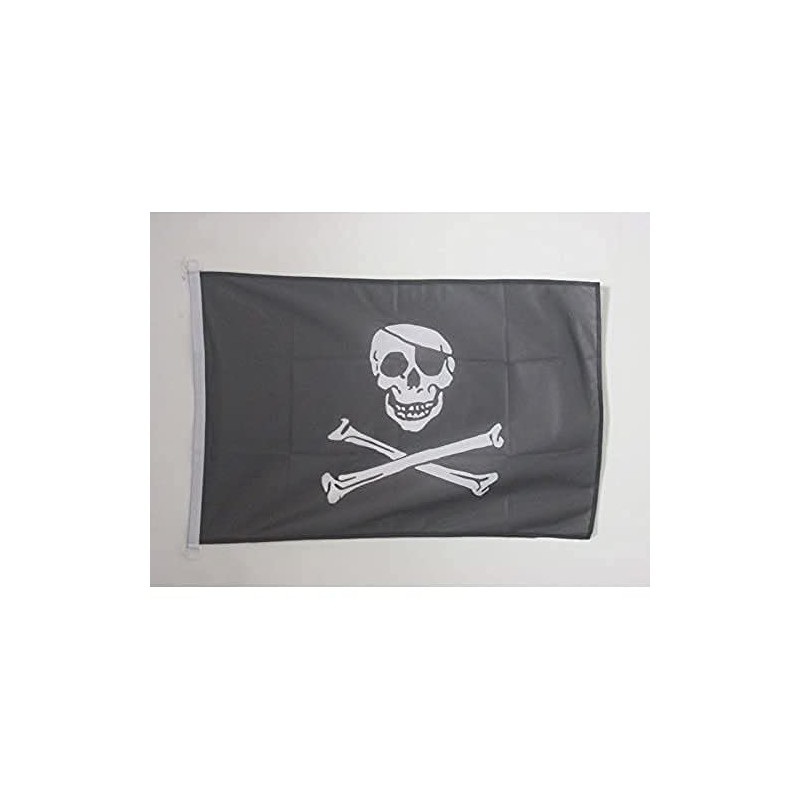AZ FLAG Pirate Regular NAUTICAL Flag 18'' x 12'' -