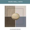 Liberty P01025C-CZ-CP 1-5/8" (40mm) Champagne Bronze Steel Bar Knob Drawer