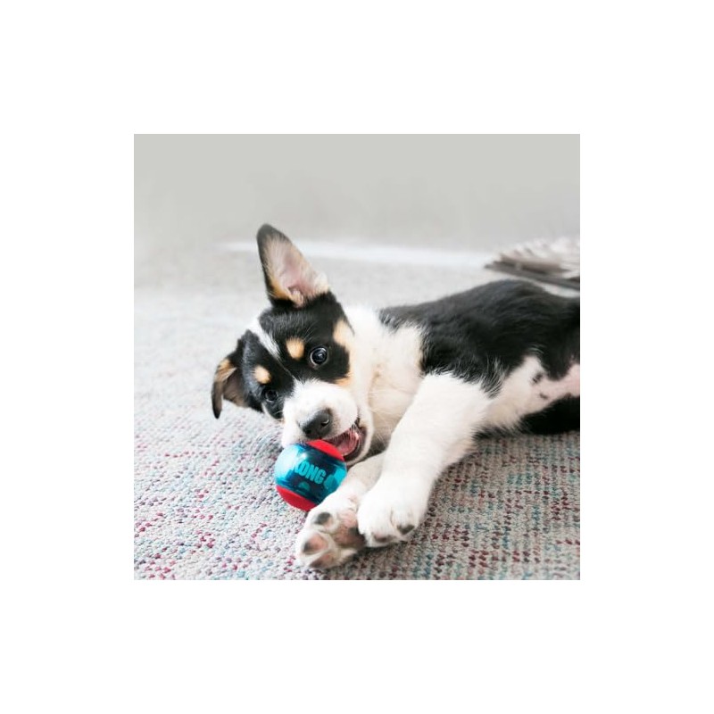 KONG Squeezz Action Toy, Red Medium