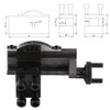 30 Degree Rotatable Mini Lathe Tool Holder Accessory, Tungsten Steel,