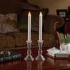 CozierGlow Flameless Taper Candles Flickering with Remote and Timer, 3D