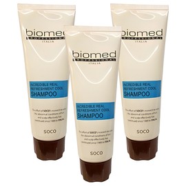 Biomed Professional Real Refreshment Cool Travel Shampoo, 100ml, 3 pcs / 바이오메드 프로페셔널 리얼 리후레쉬먼트 쿨 여행용샴푸, 100ml, 3개