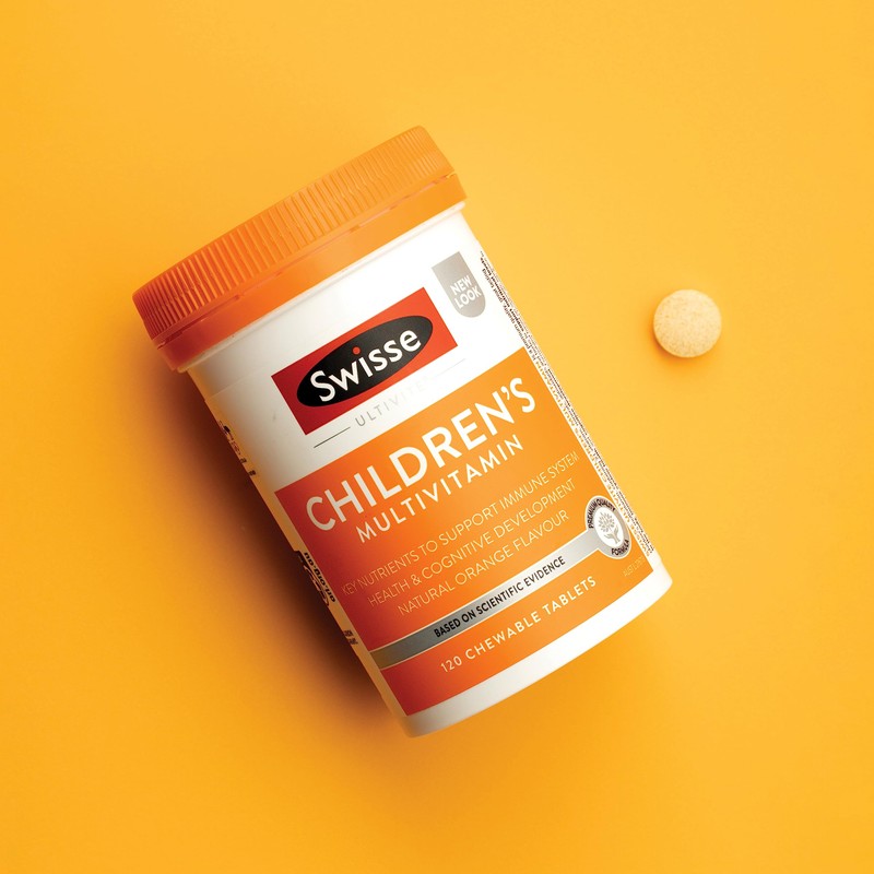 Swisse Ultivite Children's Multivitamin - With B vitamins, magnesium, iron