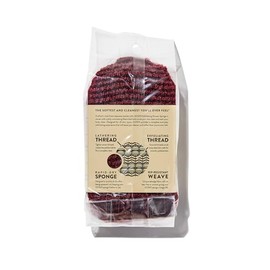 Goshi Esponja Exfoliante Ducha Baño Secado Rápido Resistente Rasgado Todo Tipo Piel Rojo Ladrillo Made Japan