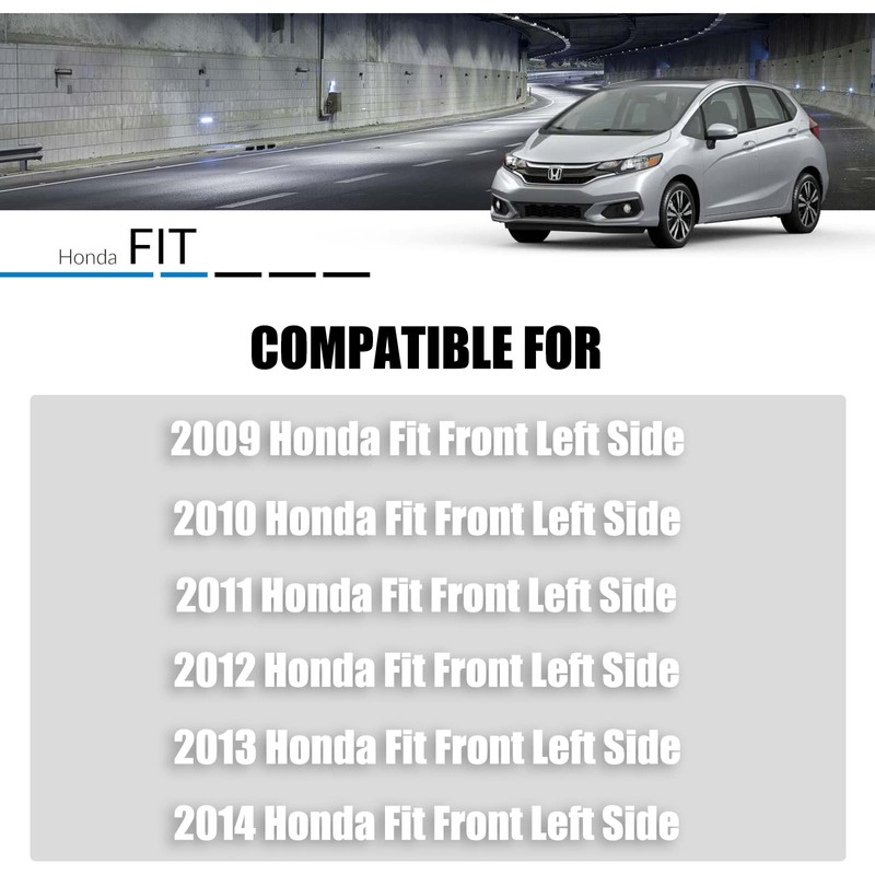 Unikpas Front Left Power Door Latch Assembly Compatible for Honda