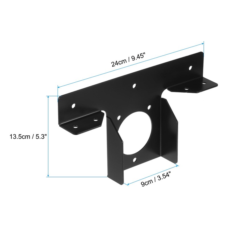 sourcing map 2pcs Corner Brackets, 3-Way T Brackets for 4"