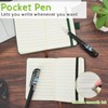 Mulaibdin 4 Pack Pocket Notebook, A7 Notebooks with Pen, Small