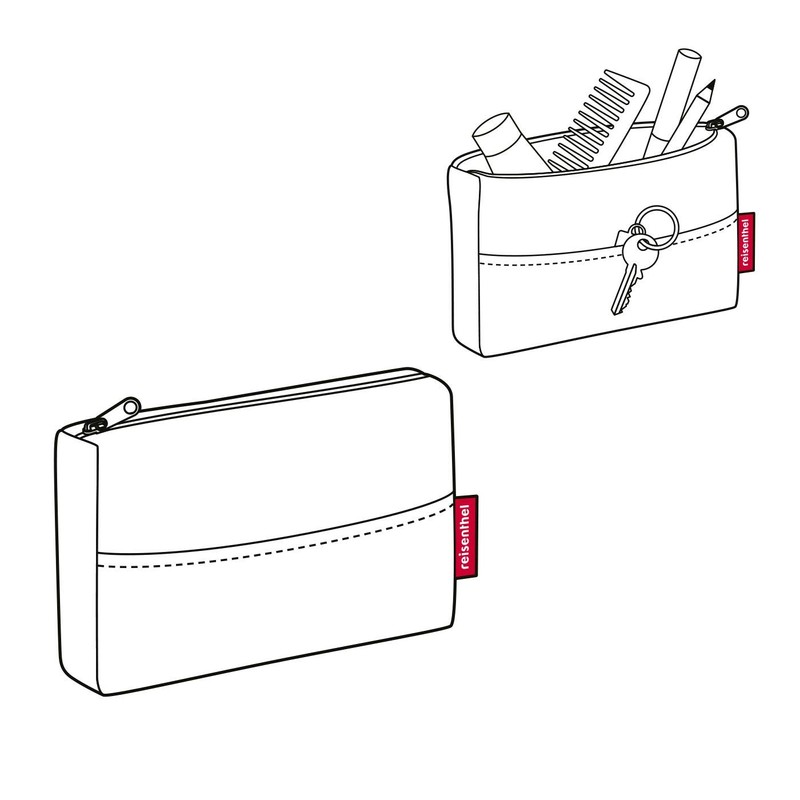 Zipped pouch, 17.5 x 11 x 3 cm, 0.5 litres,
