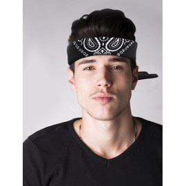 Mantieqingway Cotton Bandanas Handkerchiefs Face Mask Square Scarf Headwear for Unisex Women Men Boy Girls (Burgundy)