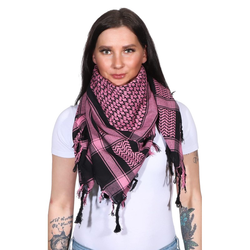 Harrys-Collection PLO Pali Scarf in 20 Colours 100% Cotton Thick,