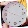 ABOOFAN 1Set DIY Wall Clock Numerals Kit Natural Wood Texture