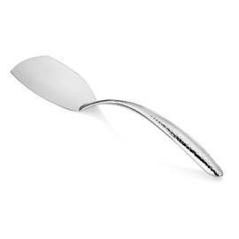 Cuisinox Stainless Steel Spatula for Cooking and Serving, Hand Hammered 14"