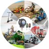Rupse Motorcycle Alarm 125 dB, Motorcycle Alarm System with Start