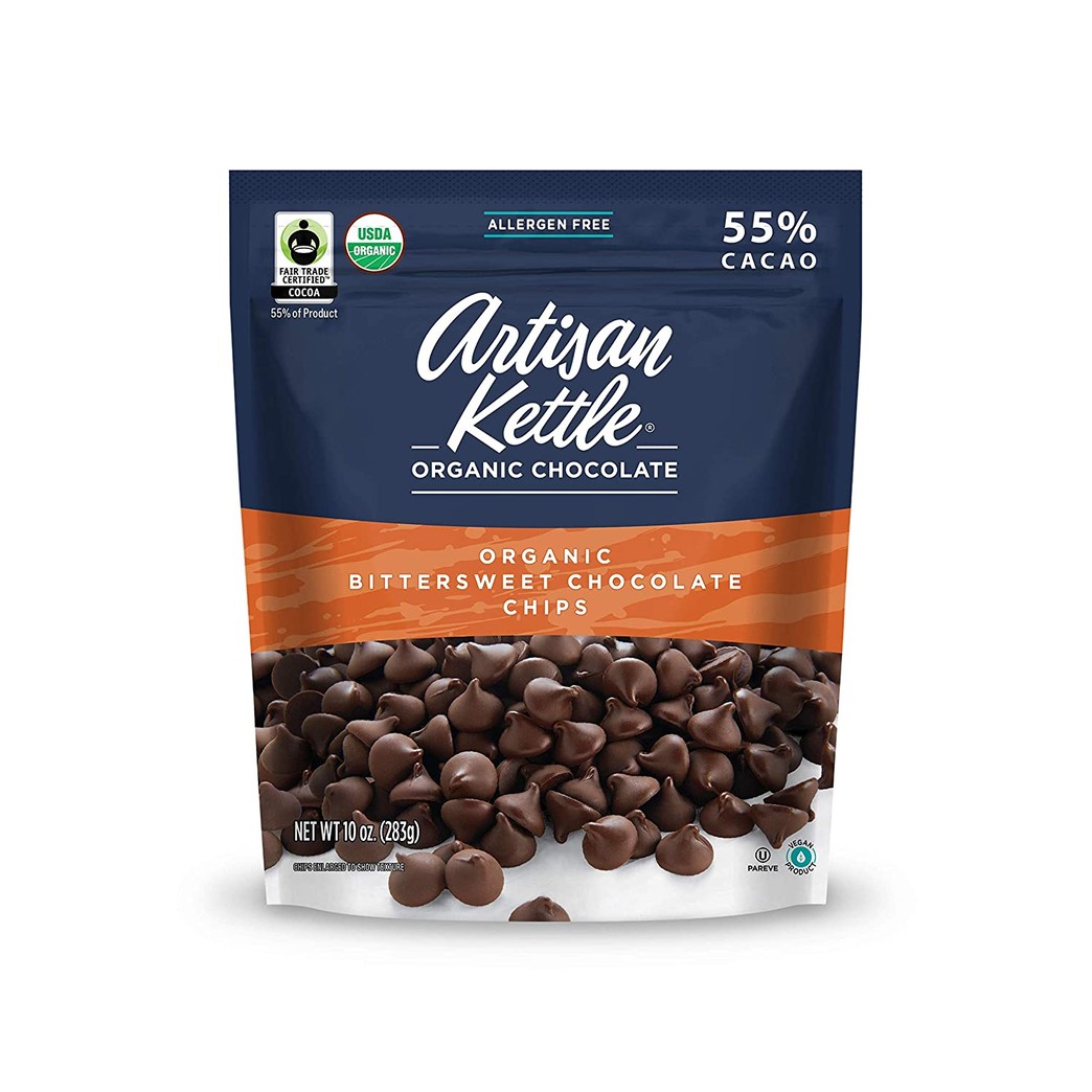 Artisan Kettle Organic Chips, Bittersweet Chocolate, 10 Ounce (Pack of 6)