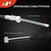 A-Premium Rear Driver Side Parking Brake Cable Assembly Compatible with