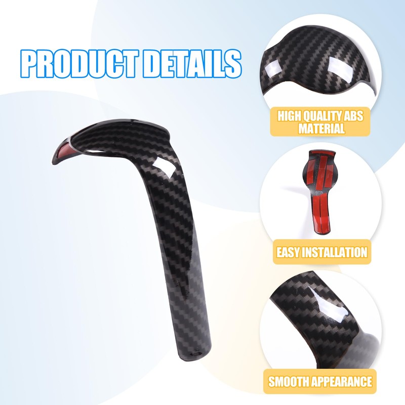YANER Fit Gear Knob Cover, ABS Gear Lever Cover for
