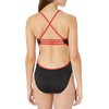 TYR Women's Standard Durafast Elite Trinityfit Swimsuit, Black/RED, 30