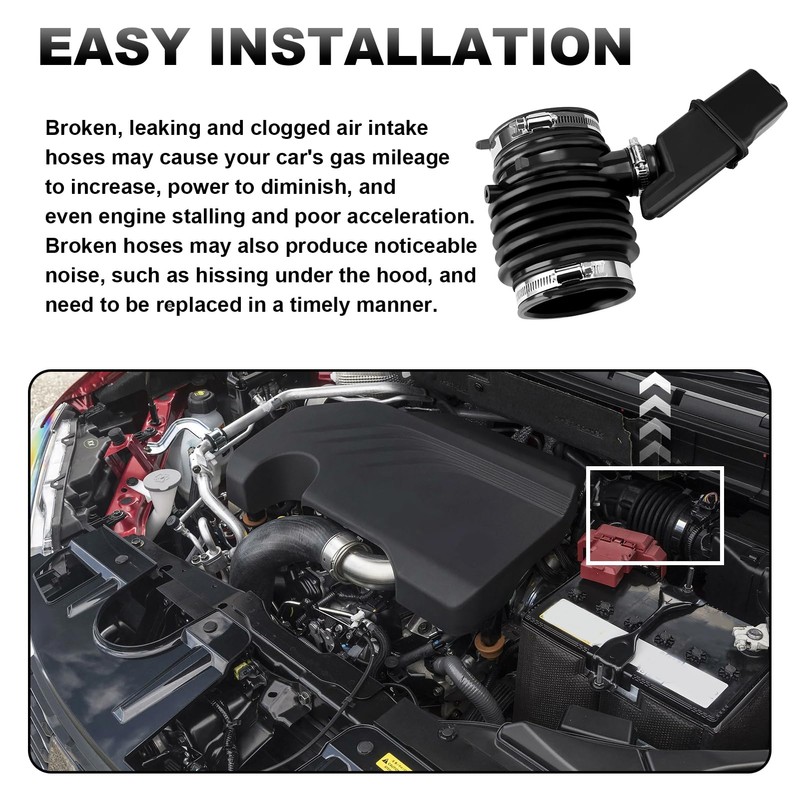 Engine Air Intake Hose(With clamp) for Nissan Murano 2015-2023 Pathfinder