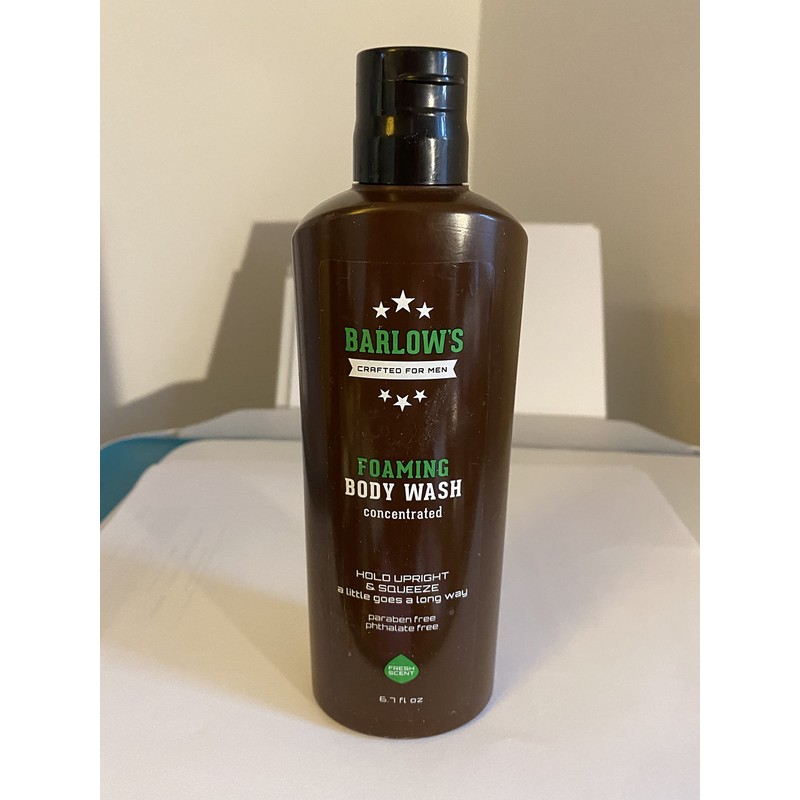 BARLOW'S FOAMING BODY WAS 6.7 FL OZ