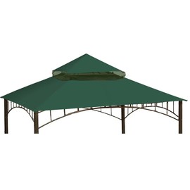 Ontheway Winds Replacement Canopy for Target Madaga Gazebo (Dark Green)