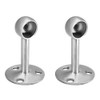 Sourcingmap Wardrobe Pipe Bracket, 16mm Dia, Ceiling Mounted Rail Rod