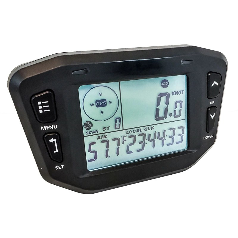 OZ-USA GPS Speedometer LCD Gauge Odometer Hourmeter Voltage Temperature Clock