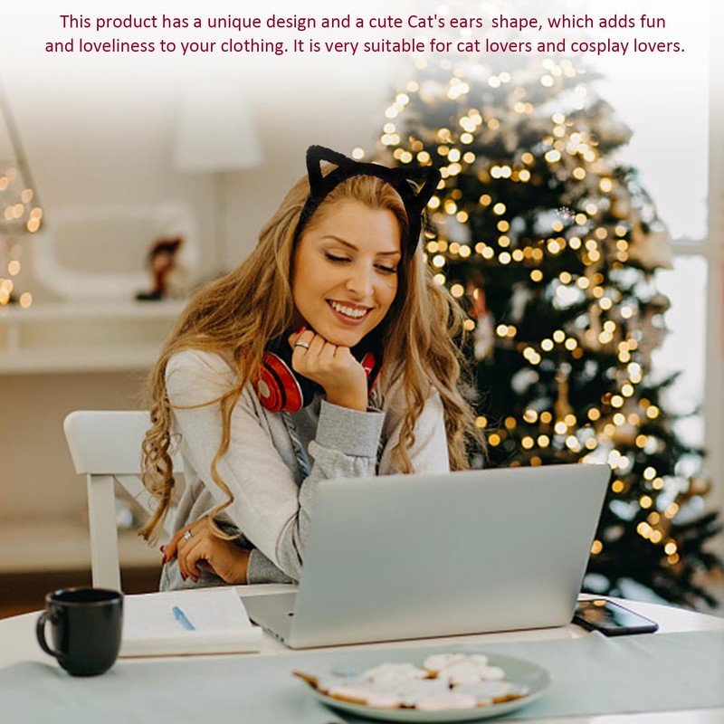 1 Pair Of Cat Claw Gloves, 1 Cat Ear Headband,