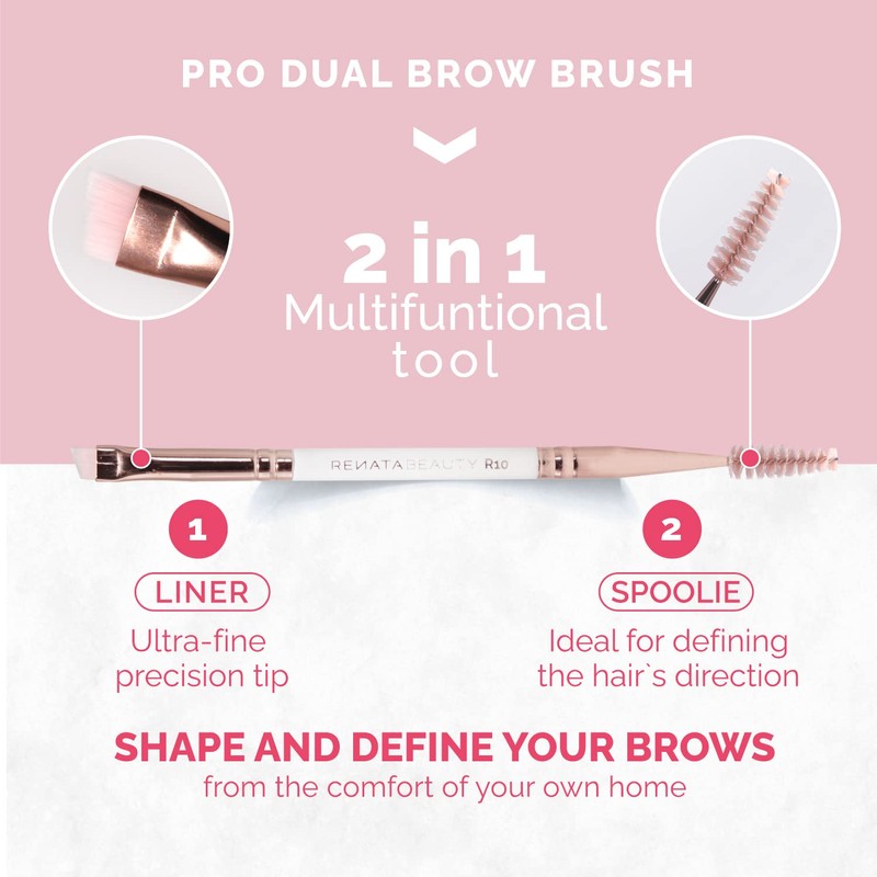 Renata Beauty Eyebrow Brush Set 4 Pieces - Eyebrow Brush
