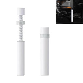 GPU Support Bracket, Adjustable 74-120mm Graphics Card Support, GPU Brace Anti Sag Stand Bracket, Aluminum Alloy GPU Sag Holder for Video Card, Anti-Slip Magnetic Base, Prevent GPU Sag, White