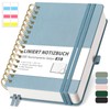 RETTACY Notebook A5 Lined Bullet Journal with 100 g/m² Thick