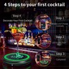 Smart Cocktail Coaster Maker, LED Pour Guidance APP Wireless Bartender
