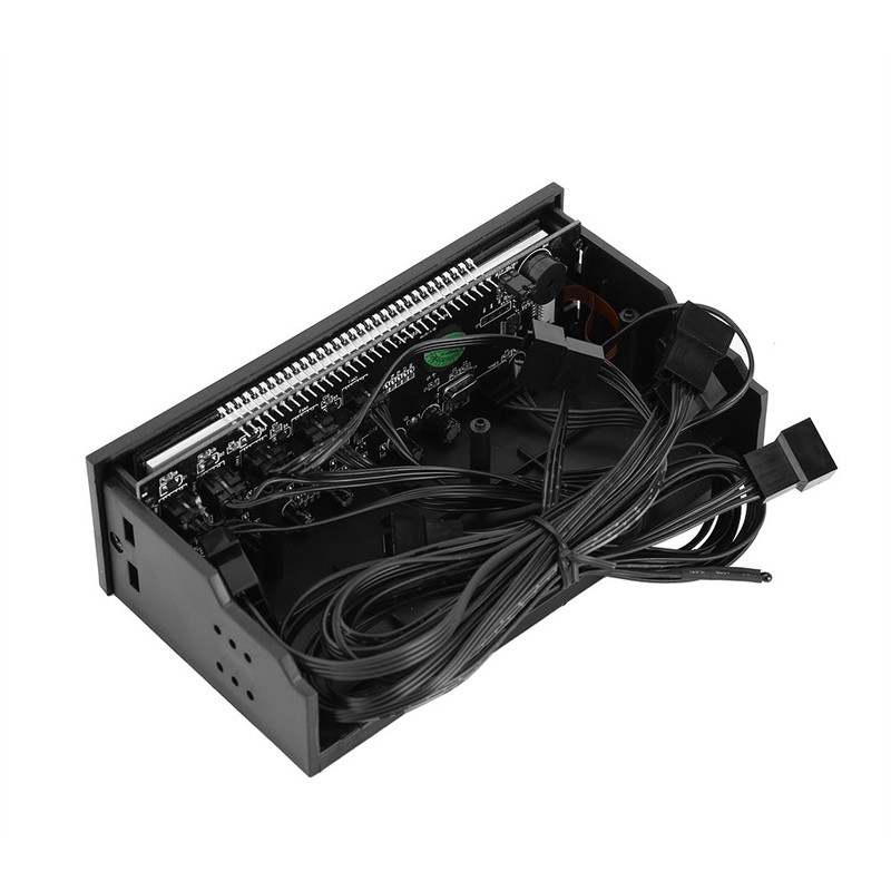 5-Fans Speed Computer Fan Controller CPU Temperature Sensor PC Cooling