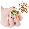 Healvian 36pcs Maple Leaf Nail Sequins Manicure Accessories for Women
