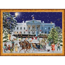 Victorian White House German Advent Calendar
