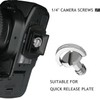 1/4" Camera Screws, D-Ring Hinged Screw Quick Release Plate Camera