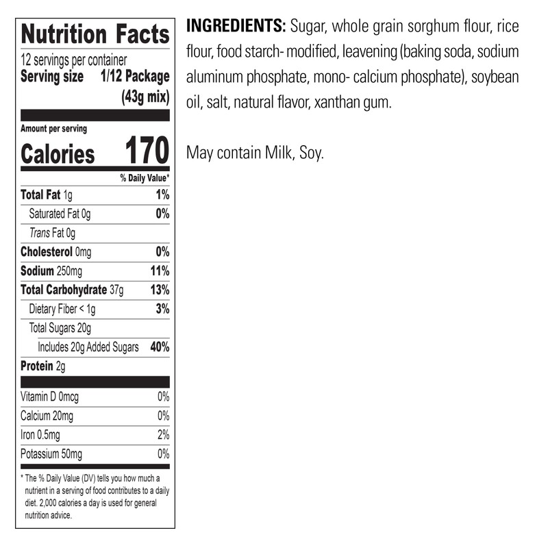 Krusteaz Gluten Free Yellow Cake Mix, No Artificial Flavors, Colors,