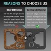 No Drill Front Bumper License Plate Mount Compatible with Subaru